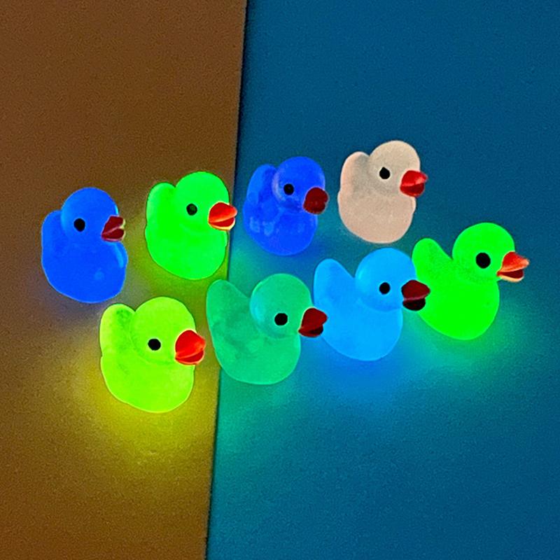 5Pcs Luminous Duckling Microlandscape Succulent Plant Diy Decorative