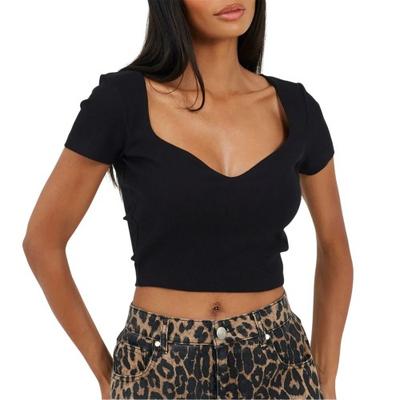 Womens/Ladies Sweetheart Crop Top