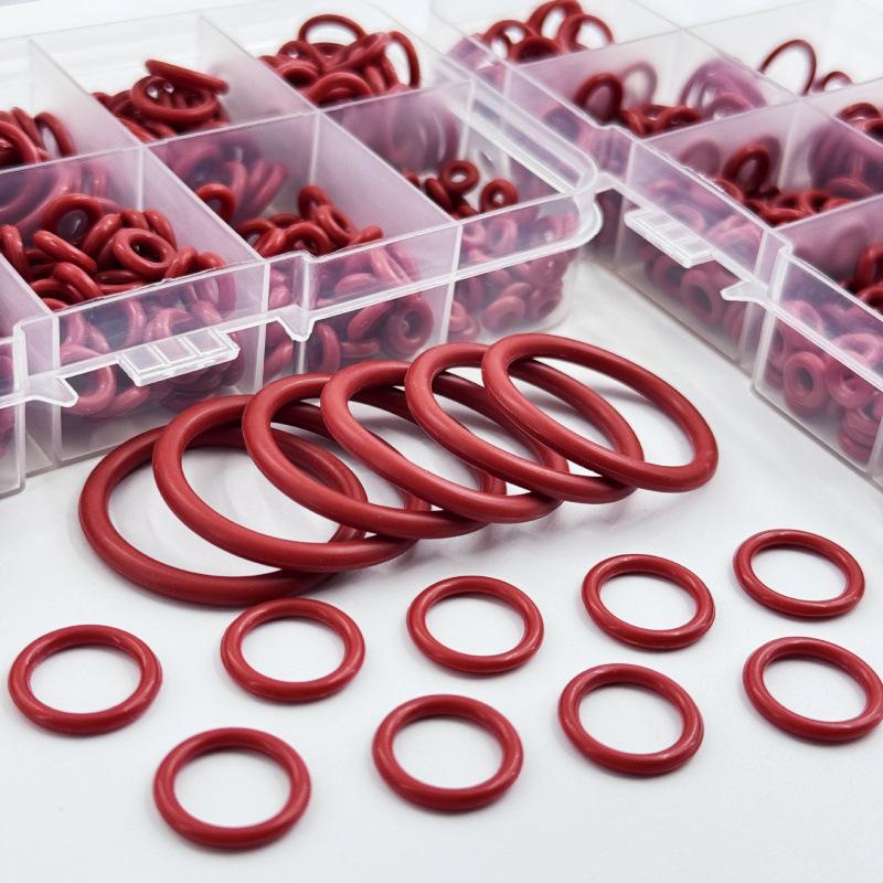 Silicone O Ring Assortment Set 351Pcs Heat Resistant Waterproof Sealer for Car Auto Repair Work