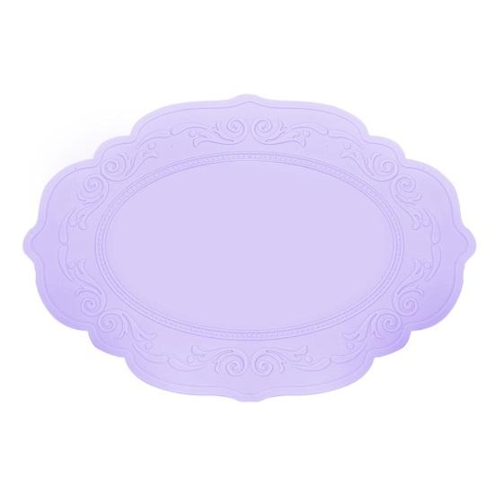 Porta-copos Isolado Silicone Oval Antiderrapante Resistente ao Calor Jogo Americano Design Superior Antirrugas Decorativo de Cozinha Tapete Antiderrapante