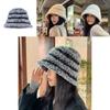 Winter Warm Bucket Hat For Women With Polyester Material Windproof And Cozy Design