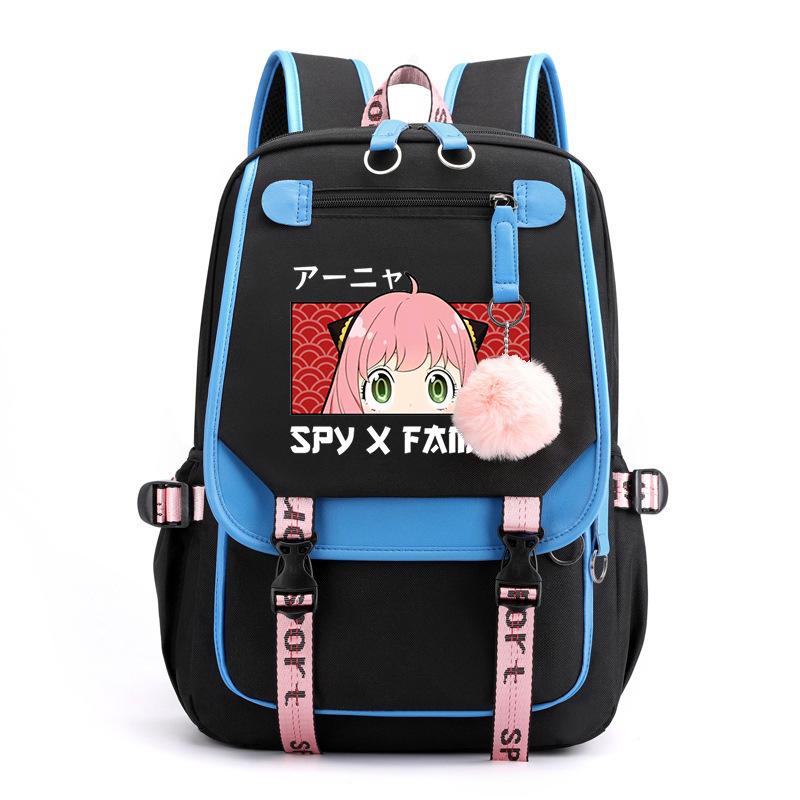 Spy Play House Backpack Casual Versatile Large Capacity Junior High School Student School Bag