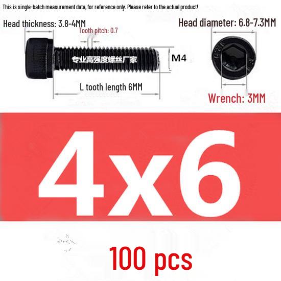 High-Strength Grade 12.9 Internal Hex Head Screws M1.4-M20