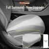 Lantu Universal Car Seat Cushion - Breathable Nappa Leather for All Seasons (Free/Zhiyin/Mengxiangjia/ZhuiGuang)