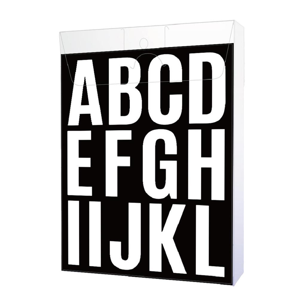 2 Inch Waterproof Letter Stickers For Journal DIY Number Symbol Decals Car Mailbox Decoration