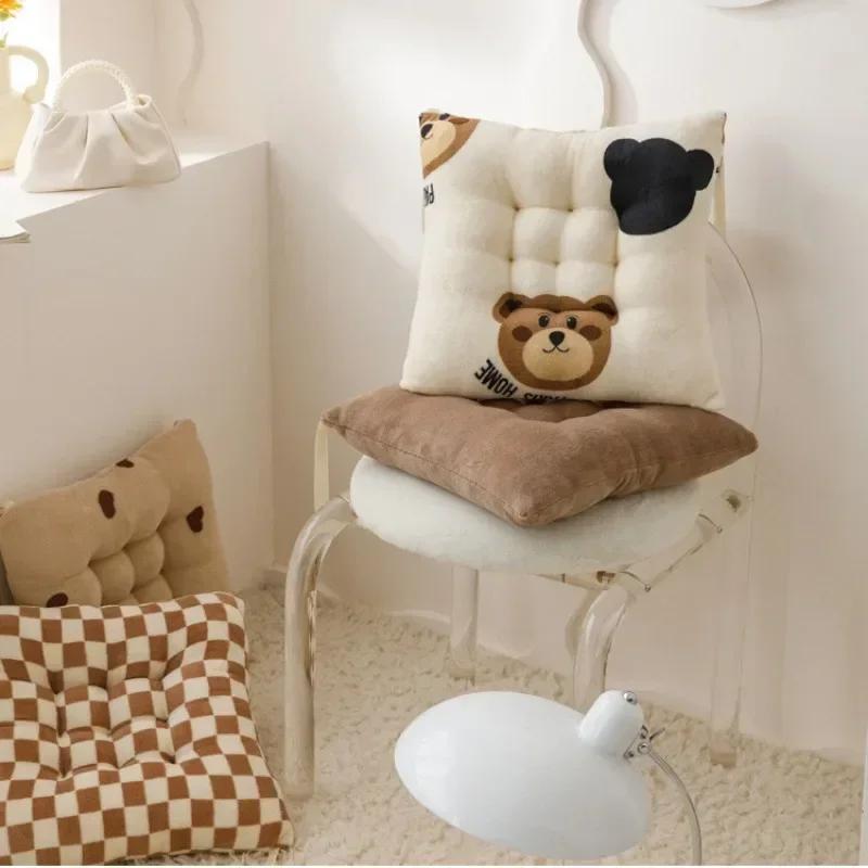 Plush square Cushion Soft Creative Pillow Chair Car Seat Cushions Decorative Tatami Sofa Back Cushion