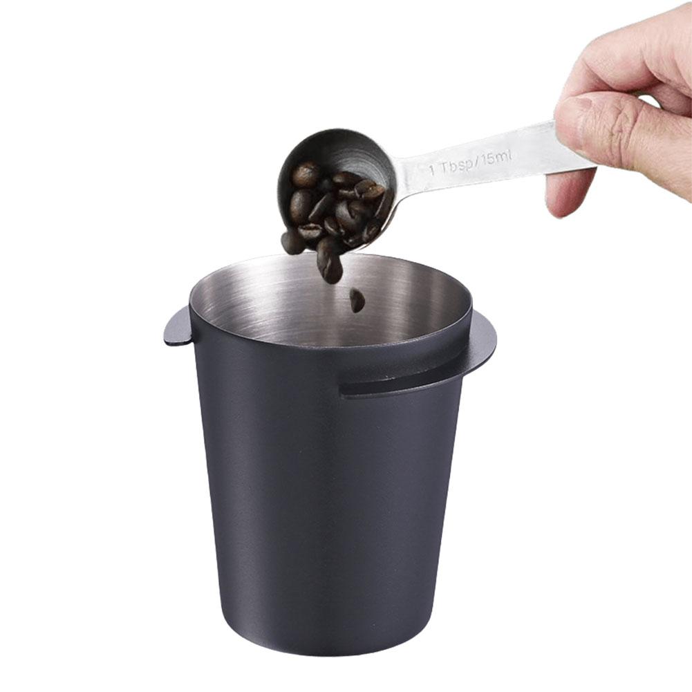 Coffee Dosing Cup Stainless Steel Espresso Coffee Dosing Cup Reusable Coffee Grinder Powder Cup Cafe Barista Tool
