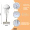 Cartoon Dancing Jellyfish Night Light RGB Gradient Color Bedside Lamp Voice Control Type-C Rechargeable LED Night Light for Kids Bedroom Home Decor