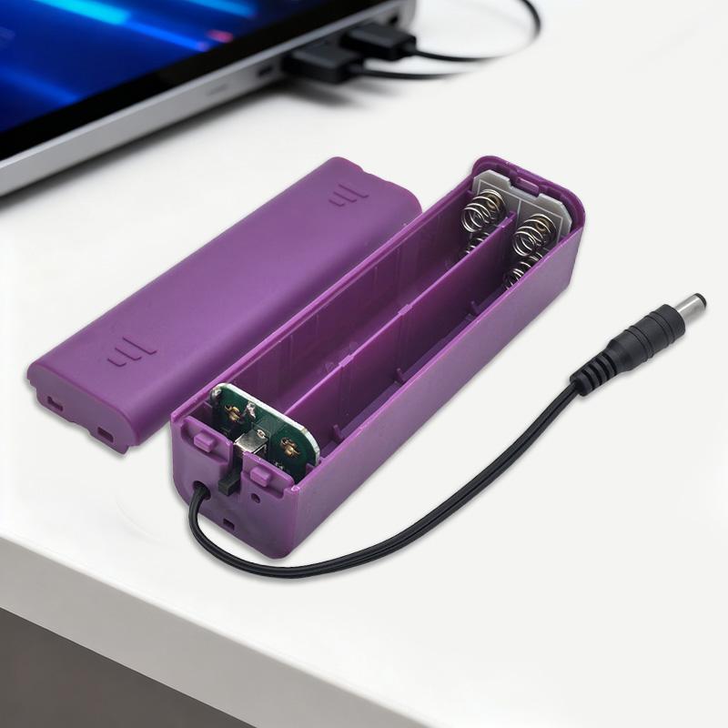 Instantly Power Supply Case 8x2A Batteries DC12V Port ABS Housing Box For Electronics Battery Holder