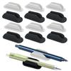 2/4 PCS Adhesive Silicone Pen Holder Desk & Wall No-Drill Flexible Pencil Fixator Space-Saving Organizer, Home Office Classroom