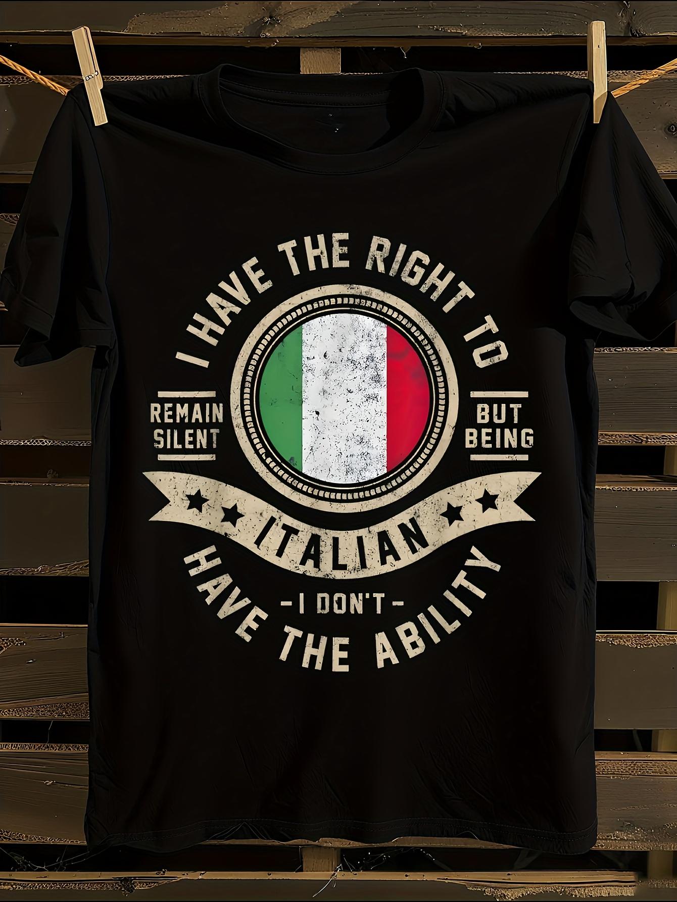 Italian Pride Graphic T-shirt L