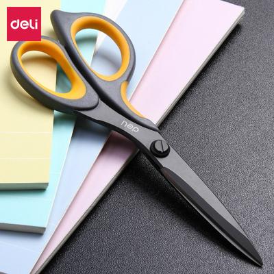 Deli 6027 77757 Stainless Steel Large Scissors Household Multi-functional Office Tailor's Hand Scissors Tailor's Scissors5