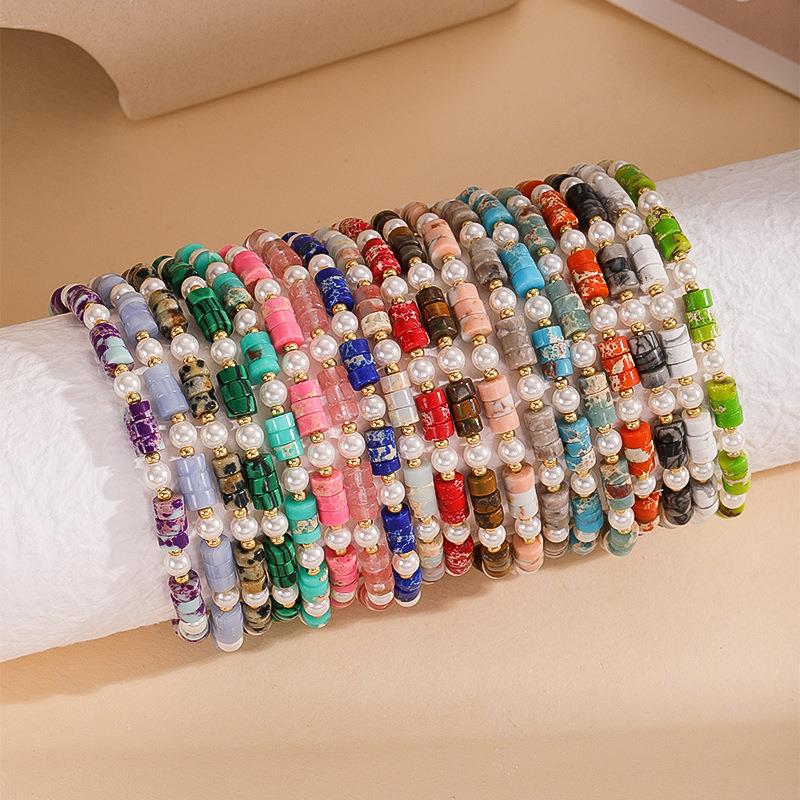 Retro Summer Pearl Bracelet with MIYUKI Seed Beads - High-End Niche Design