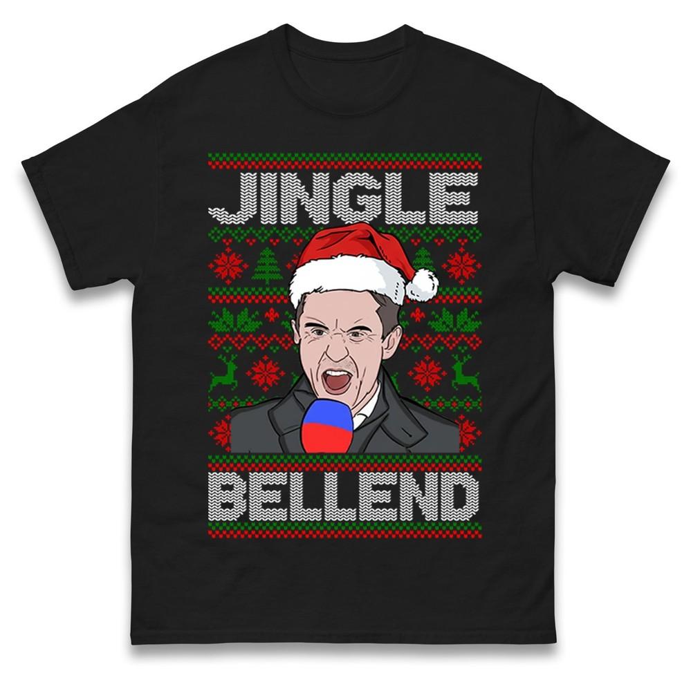 Gary Neville Christmas TShirt Funny Rude Jingle Bellend Ugly Xmas Gift Tee Top