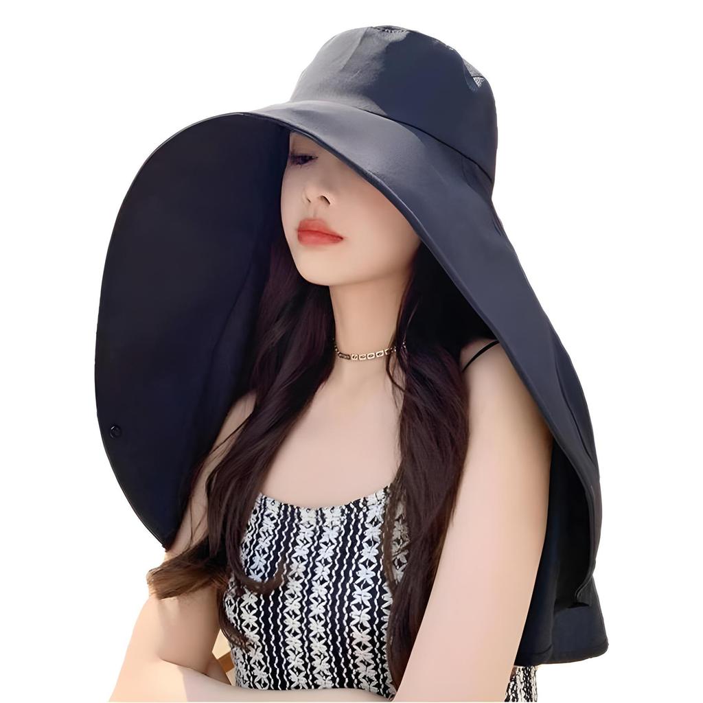 Szal w stylu koreańskim Kapelusz chroniący przed słońcem dla kobiet – Casualowy, wszechstronny, modny kapelusz rybacki