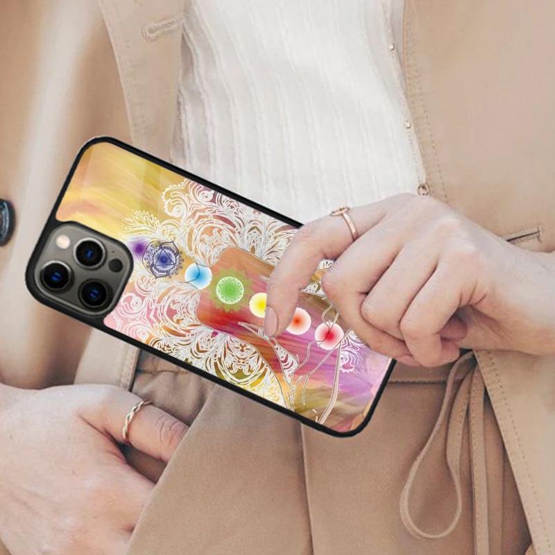 

The Mandala Chakra Insist Yoga Magnetic Phone Case For APPLE iPhone 17 Air 16 14 13 12 Pro Max 15 Plus Wireless MagSafe Cover iPhone 14