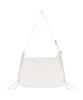 Nick&Nicole Crystal Shirring Square Shoulder Bag_Ivory