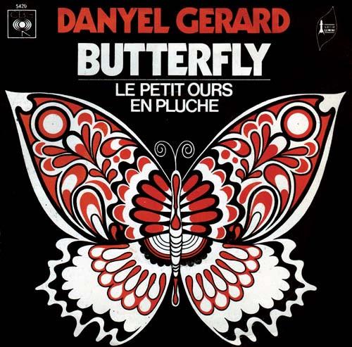 

7inch Record DANYEL GRARD Butterfly CBS5420 CBS 1971 UK Pop Used