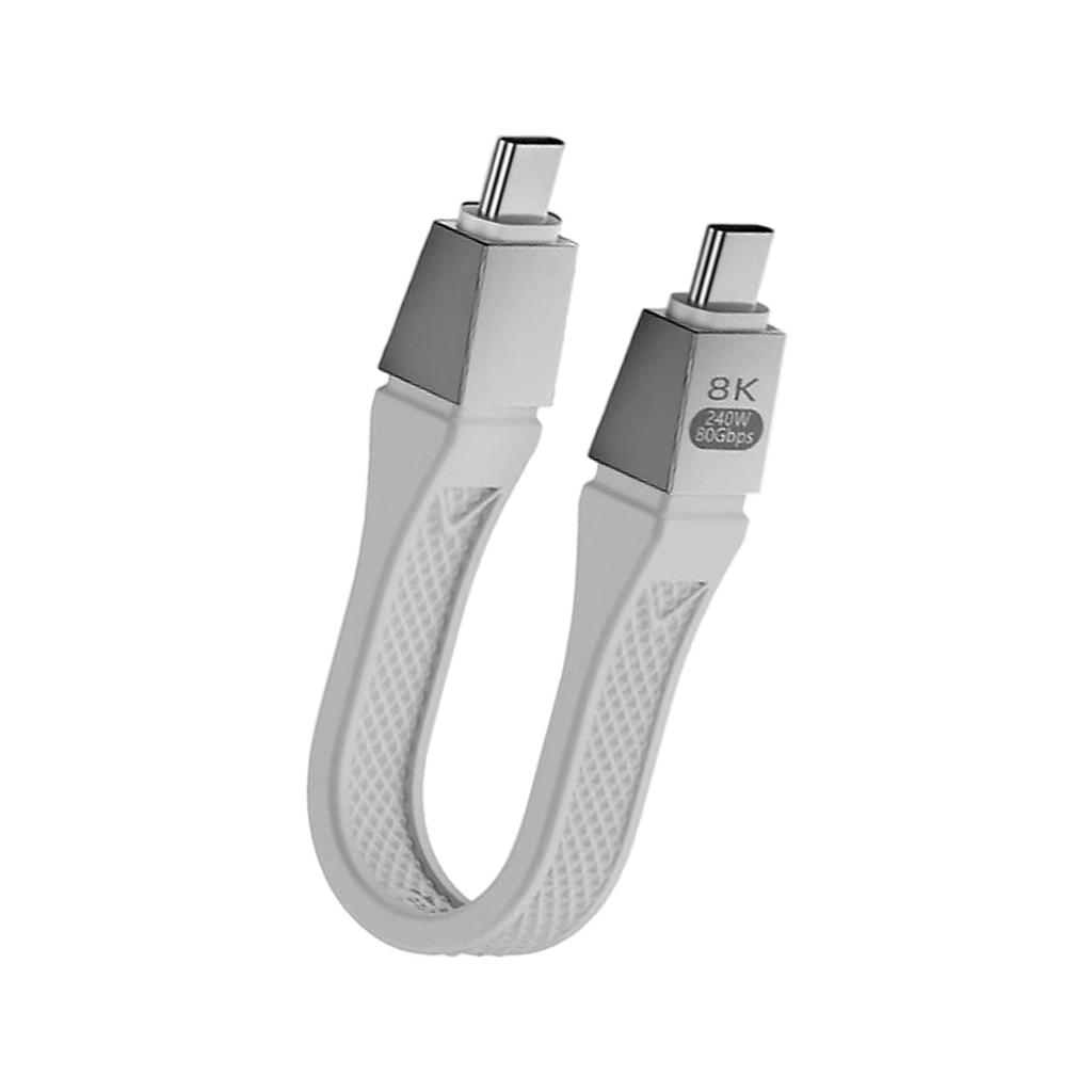 Thunderbolt5 FPC USB4 Data Cable 40Gbps Speed TPE Construction Multiple Device Charging Support