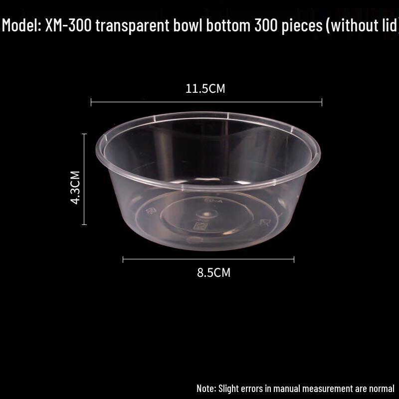 Disposable Round Plastic Food Bowls