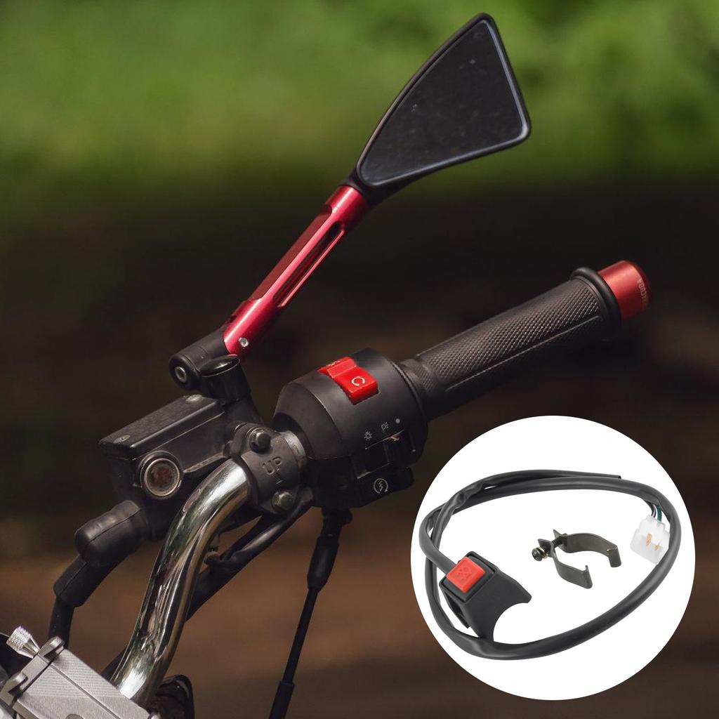 High Performances Motorbike Handlebar Mounted Power Switches With Anti Corrosion Contacts Universal For 50-300cc Models