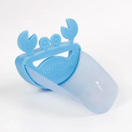 Cute Bathroom Sink Faucet Chute Extender Crab Children Kids Washing Hands 4 colors