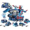 FIRE BULL Transforming Dinosaur DIY Educational No Batteries New Gift Toy, 5-in-1 Toy, Transforms, Combines, Assembles, Toy, Required, Kids, Boys,