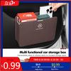 Car Door Side Organizer Hanging Storage Box Phone Pocket Pouch For Mercedes Benz W211 W124 W176 W177 C180 C200 C260 C300 GLC CLE