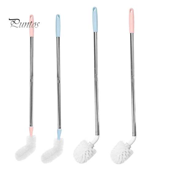 Effortless Cleaning Tool for Mineral Water Barrels Extra Long Stainless Steel Bucket Brush, Flexible High Density Bristle Curved Head Scrubber Narrow