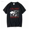 I Blame Society T Shirt Horror Movie Posters Holiday Birthday Lover Long or Short Sleeves Vintage Washed Top For Everyday Wear