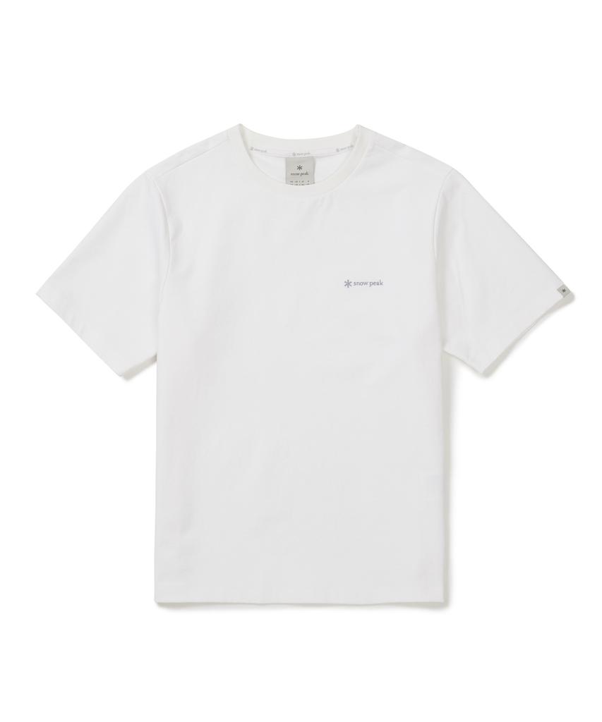 SNOWPEAK APPAREL Classic Woven Women'S Short Sleeve T-Shirt (S26Mwtts17) White