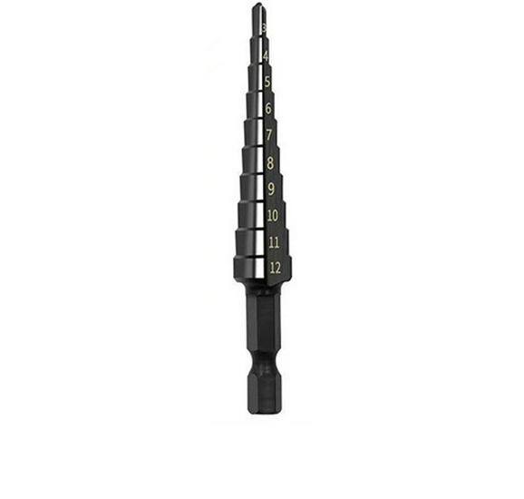 High Hardness Universal Hex Shank Step Drill Bit Set
