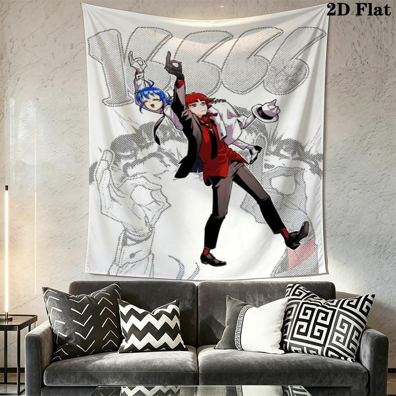 Iruma kun Wall Tapestry Aesthetic Wall Hanging Printed Fabric Blanket Decorative Tapestries for Bedroom Living Room Home Decor