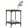 VidaXL Table basse chêne fumé 40x40x55 cm bois d'ingénierie 832825