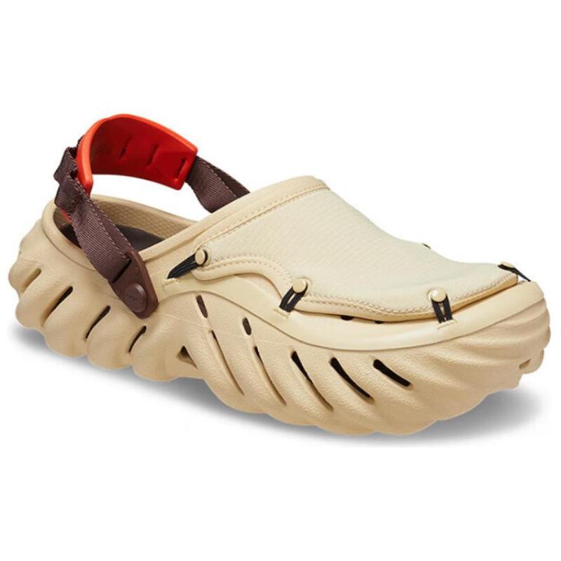 Crocs Comfortable Hole Shoes Unisex Sesame