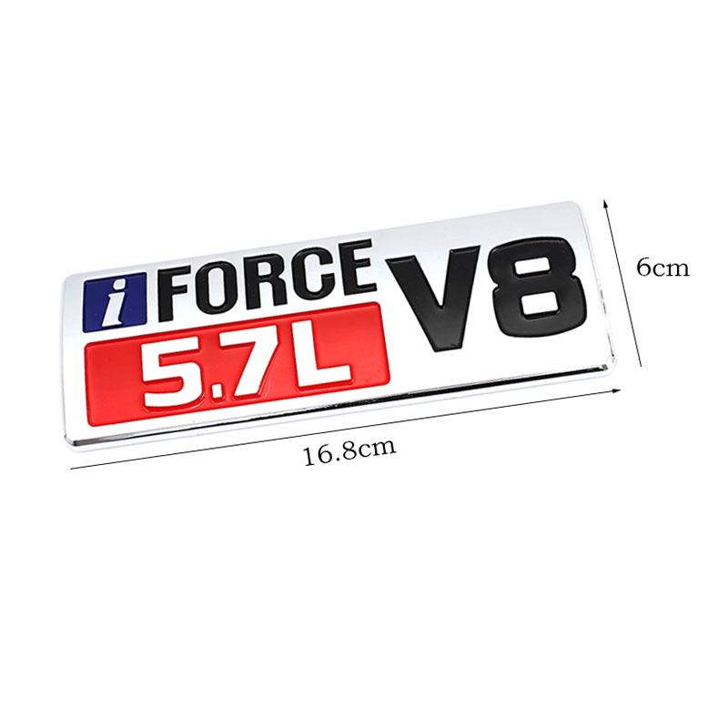 IFORCE 5.7l V8 Logo Car Stickers Auto Badge Emblem Decals Styling Accessories