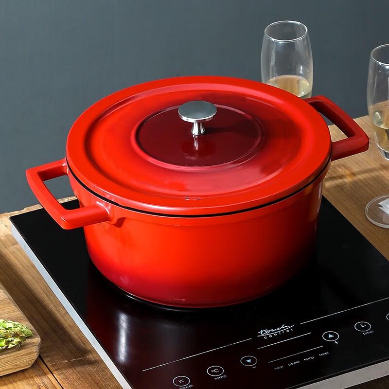 INMINDS 999 Red 24cm Induction Soup Pot