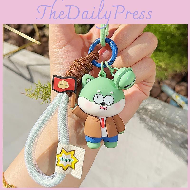 Zombies Vs Plants Dog Flag Balloon Roadblock Funny Cartoon Pendant Keychain