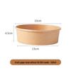 Shixun Round Kraft Paper Takeaway Snack Bowls