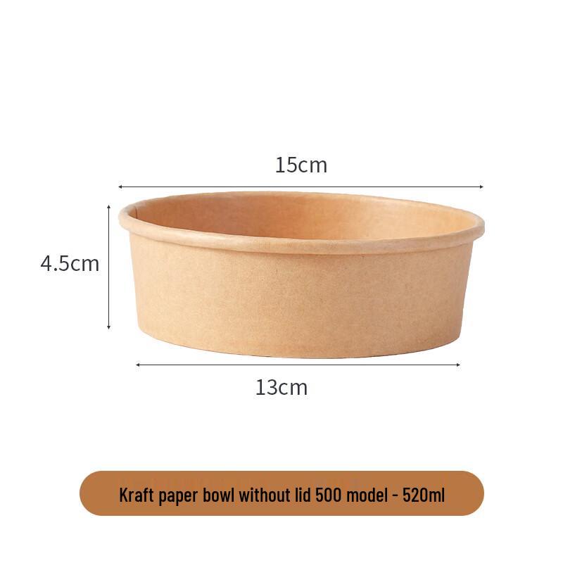 Disposable Kraft Paper Snack Bowls