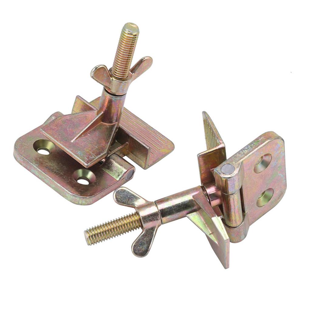 2 Pcs Set Silk Screen Printing Metal Butterfly Hinge Clamp DIY Hobby Tool