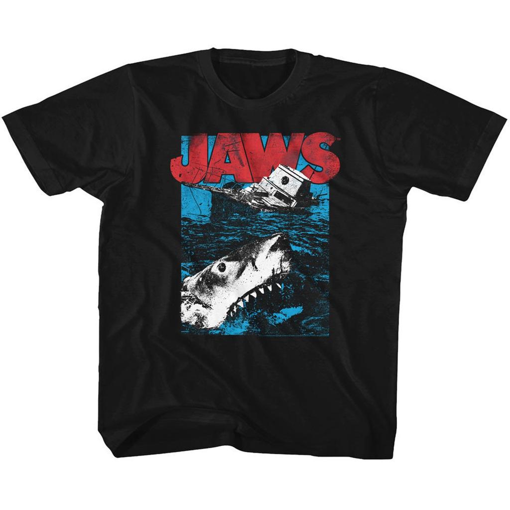 Jaws Great White Black Toddler T-Shirt