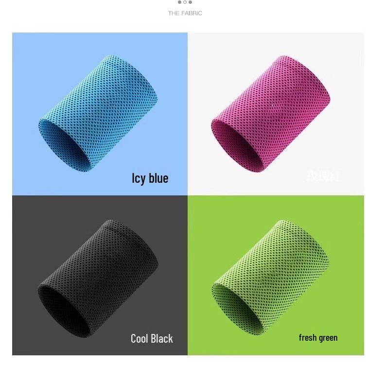 

Newcomer 0.01 Sports Cooling Wristband - Ice-Feel Sweat-Wicking Running Support Upgraded - Single - Random Color
