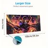 Code Geass Lelouch Emperor Outfit Anime Large Mouse Pad, Purple Gradient Background Gaming Desk Mat