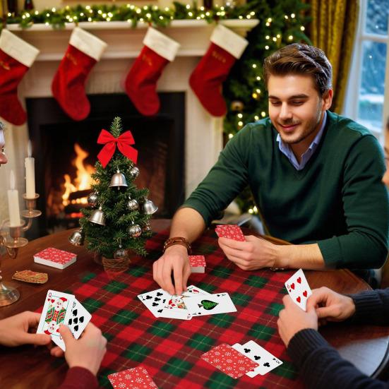 36925 Sets Weihnachts-Pokerkarten Weihnachten Weihnachtsmann Thema Kartenspiel Kinder