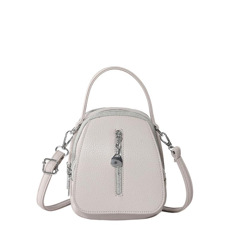 New Fashionable Solid Color Small Bag Women's Simple Shoulder Women's Bag Commuter Casual Messenger Handbag