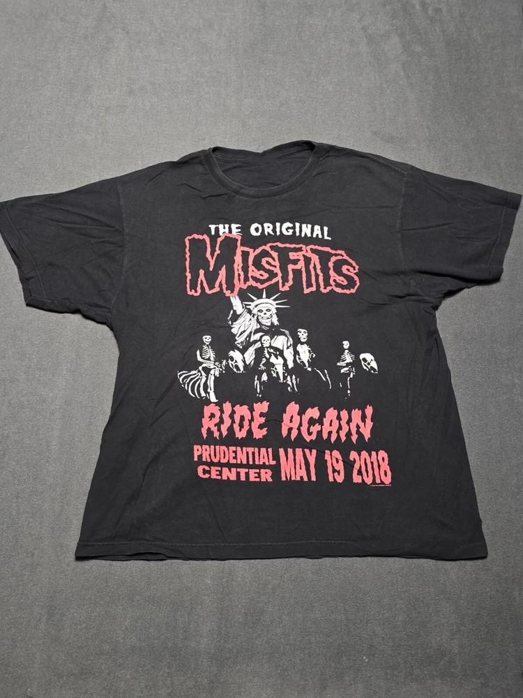 

Misfits Tribute Shirt – Ride Again Tour 2018 Danzig Rock Fan Tee Unisex T-Shirt L