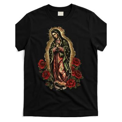 Men Sports Style T and Kids Tshirt With Guadalupe Mary Graphic