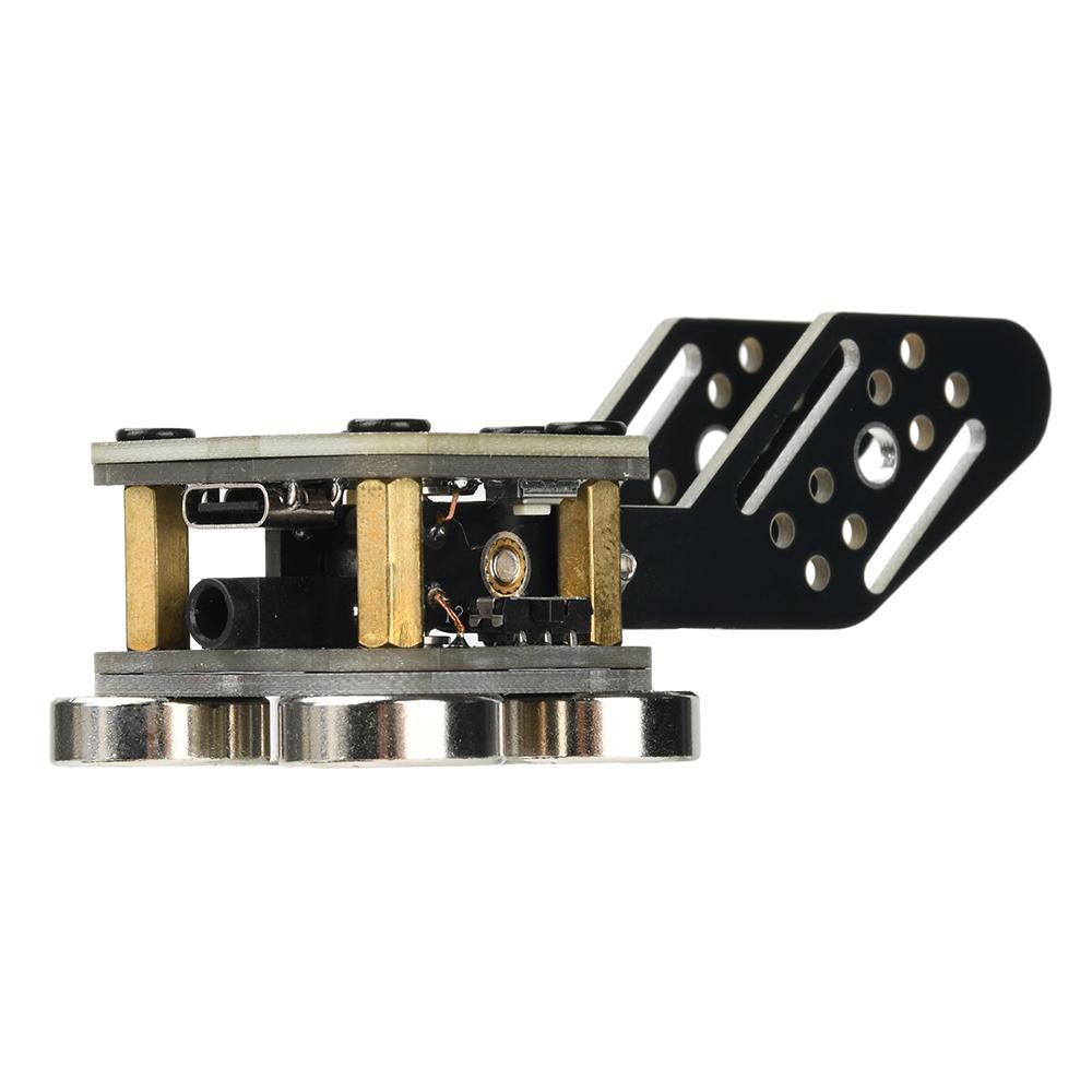 CW Automatic Trainer PCB 4 Nd Magnet Bases Double Paddle Automatic Morse Keyer Type-C Morse Code Trainer with 3.5mm Audio Cable