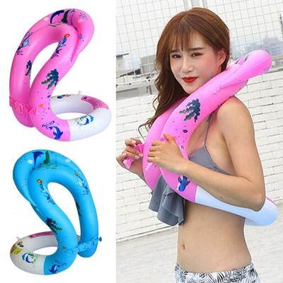 Inflatable Quick Inflation Rubber Ring Drifting Safety Buckle Swim Vest Dual Airbags Swimming Jacket For Kids Adult